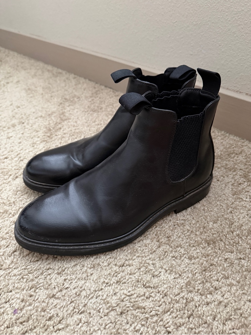 Men's H&M Black Chelsea Boots - Classic Slip-On Ankle Boots